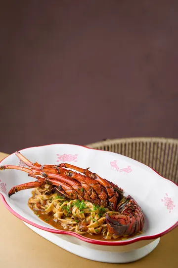 Grilled Lobster Pasta in Canggu Beach