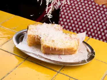 Focaccia ham & keju
