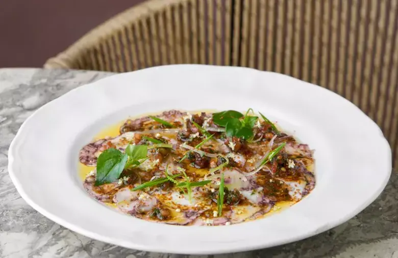 Oktopus-Carpaccio