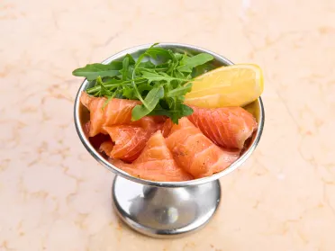 Gravlax salmon